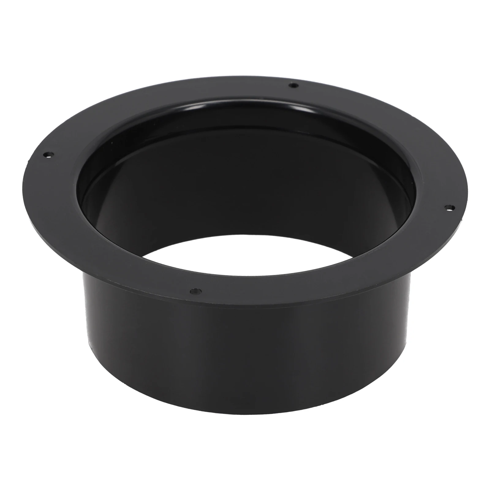 4/5/6inch ABS Straight Pipe Flange Ventilation Ducting Exhaust Pipe Connectors Home Renovation Exhaust Supplies Decorations
