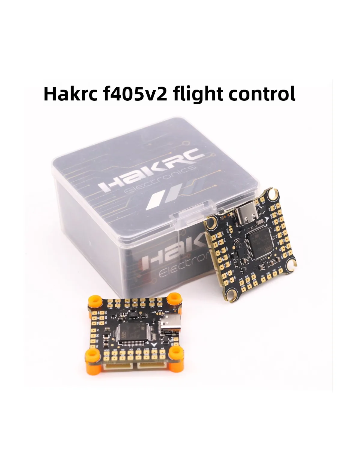 HAKRC F405V2 Flight Controller - Direct Plug for DJI O3 Air Unit, Dual BEC & Barometer, 3-6S for INAV Fixed Wing & Drone