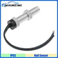 1 Uds Sensor Hall para tacómetro medidor de velocidad de señal de pulso M16 DC 5-30V tres cables Hall Sensor de proximidad de inducción magnética NPN