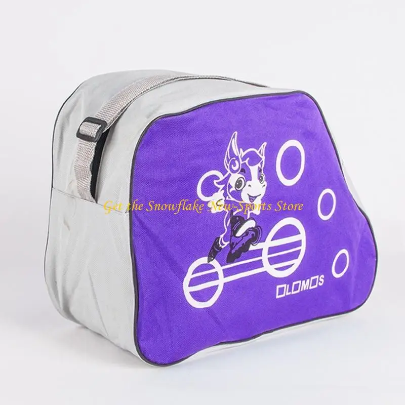 

E56D Waterproof Roller Skates Storage Bag Large Capacity Sports Skates Handbag