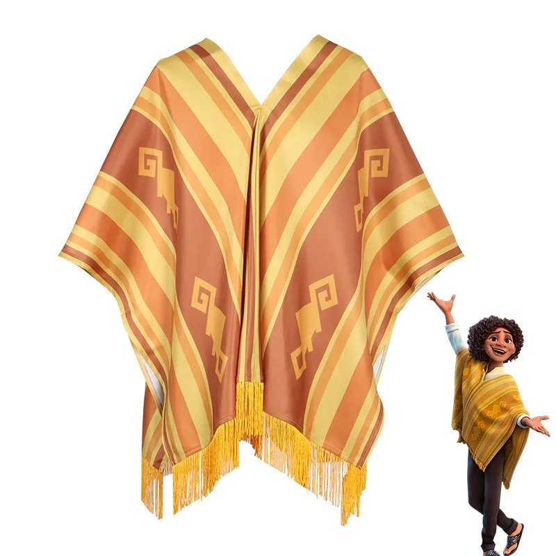 Disfraz de Cosplay de Bruno Madrigal de la Película de Anime Encanto, Disfraz Infantil de Camilo Unisex para Halloween, Carnaval, Fiesta, Capa para Adultos