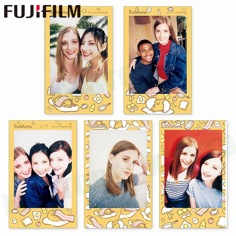 فوجي فيلم-فوجي فوجي فيلم Instax فيلم صغير ، فيلم حافة بيضاء ، كارتون ماكرون قوس قزح ، 11 ، 9 ، 8 ، 10 - 50 ورقة
