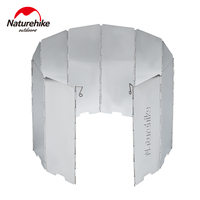 Naturhike Stove Windshield 8Pcs 10Pcs Outdoor Camping Portable Folding Screen Lightweight Foldable Picnic BBQ Windscreens