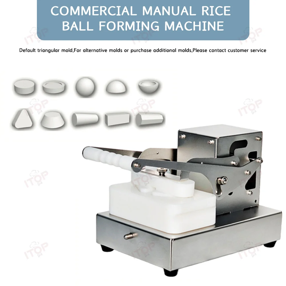 ITOP FT-60 Commercial Manual Onigiri Rice Ball Maker Triangular Sushi Bento Forming Machine for Restaurants and Catering