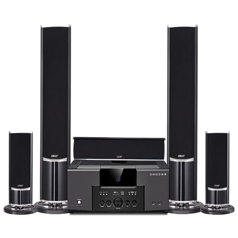 

5.1 Home Theater Audio Set Living Room Home Amplifier Speaker Audio 3d Surround Tv Karaoke Speaker Column