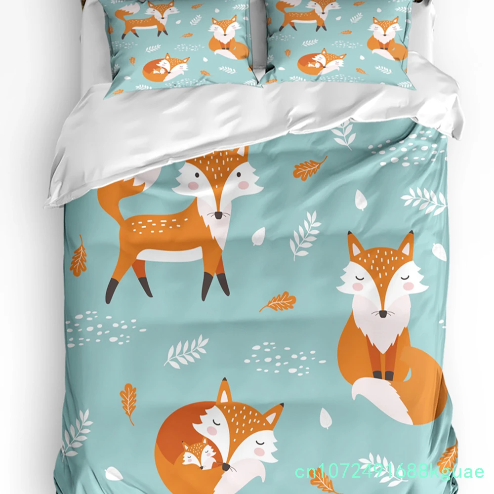 Bear Bedding Set For Bedroom Bed Home Teddy Bear Caught Up In Rain With Rubber Boots Holdi Duvet Cover Quilt Cover Pillowcase