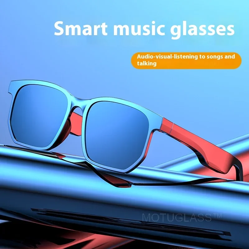 

Smart Bluetooth Glasses Touch Control Wireless Audio Bluetooth 5.0 Glasses Music Listening Handsfree Call Durable for Daily Use