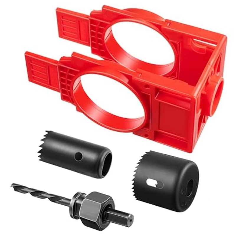 

Door Lock Installation Kit,Door Hole Drilling Kit For Wooden Doors,Door Lock Hole Saw Door Knob Installation Kit Durable