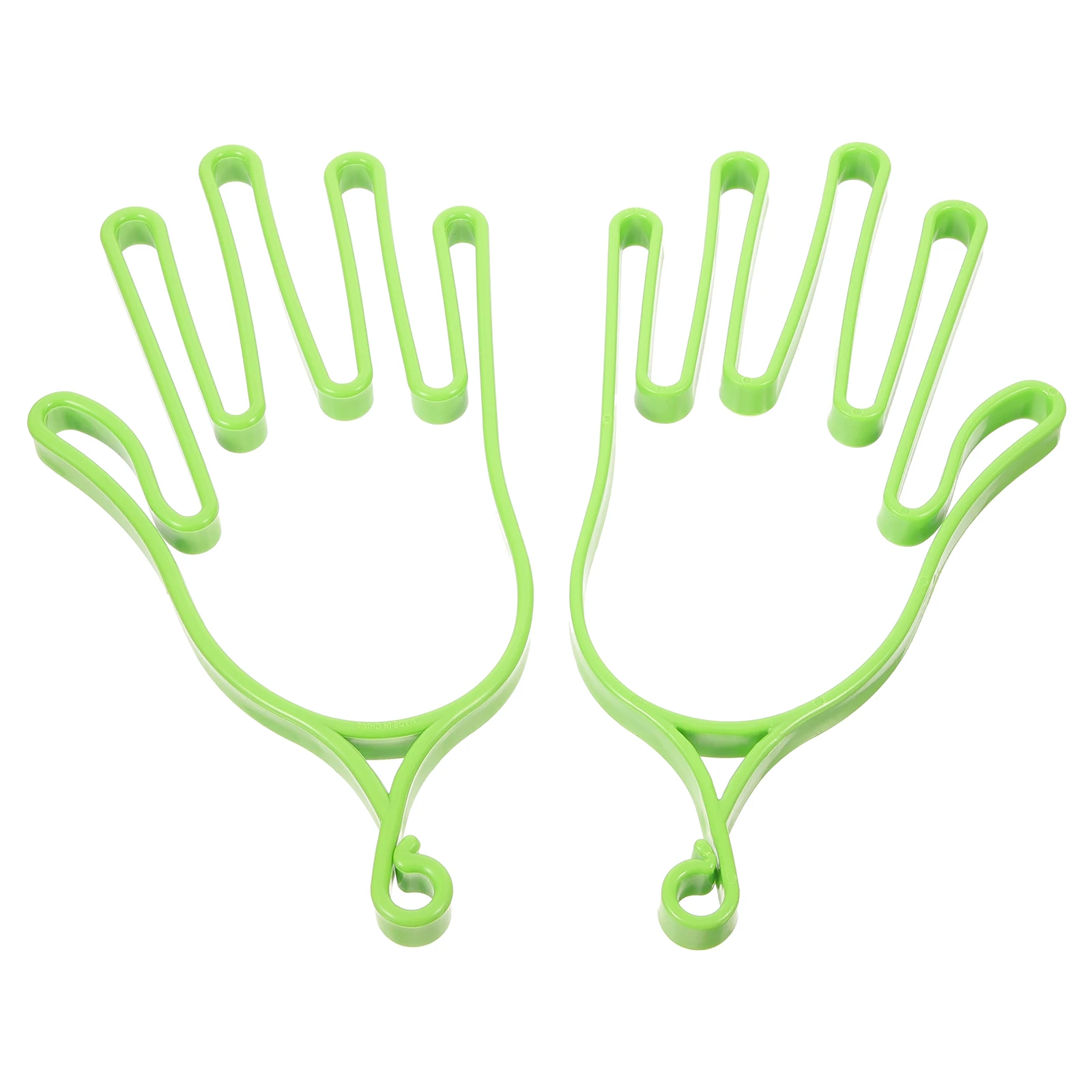

2pcs Golf Glove Holder Drying Rack Accessories Green PP Material Support Frame Dry Quickly Without Deforming Lightweight