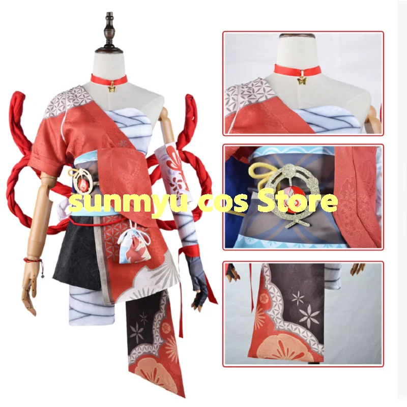 

Genshin Impact Yoimiya Cosplay Costume