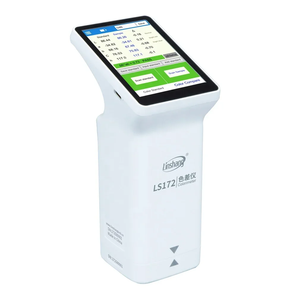 LS172 45/0 Color Difference Meter Analyzer With Smart Touch Screen Best Colorimeter