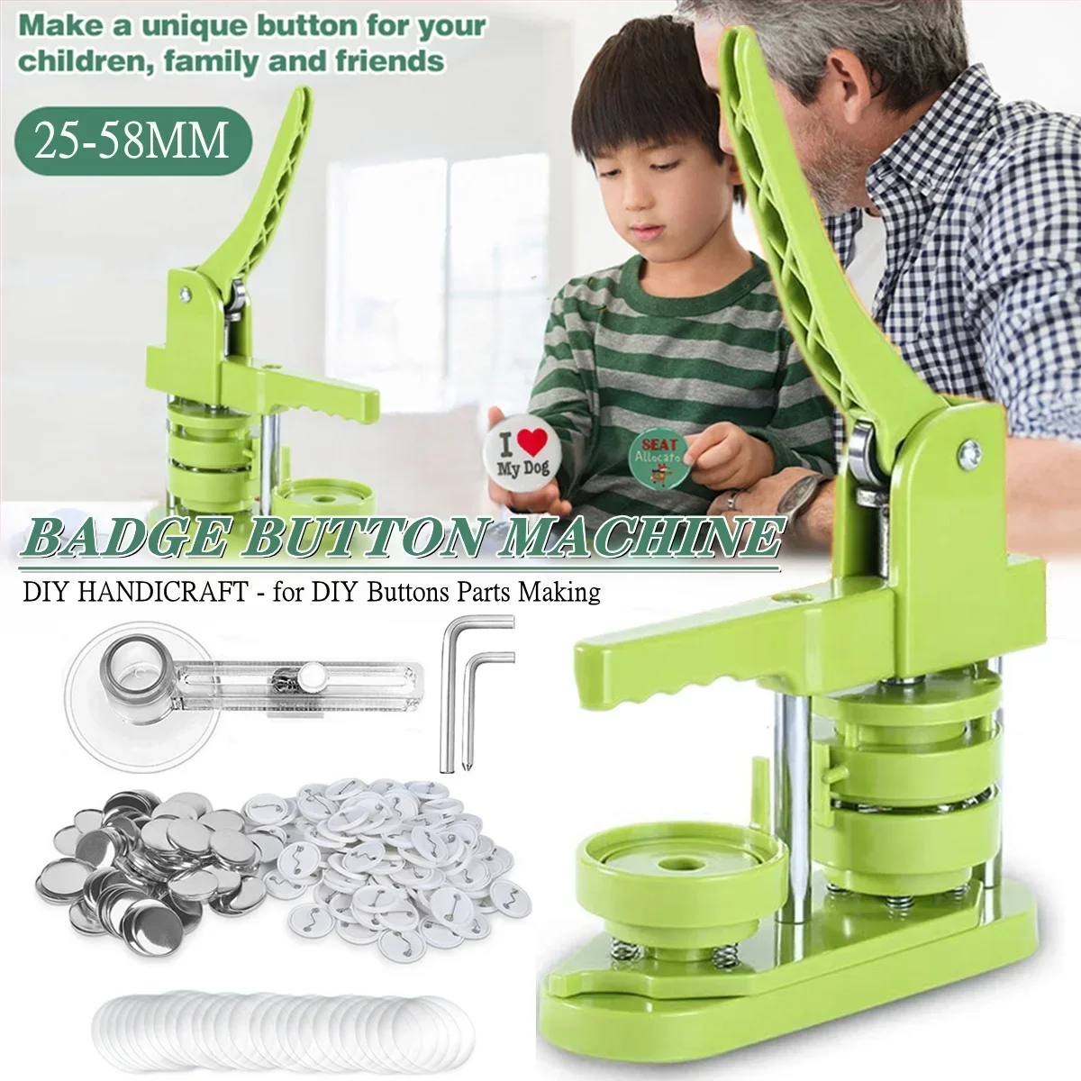 25-58MM Badge Butto…