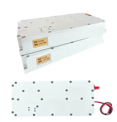 Aangepaste Draagbare 433Mhz Optionele 2.4Ghz Rf Module Uav Jammer Eindversterker Module 28W Anti Drone Teller Uav Systeem Auds