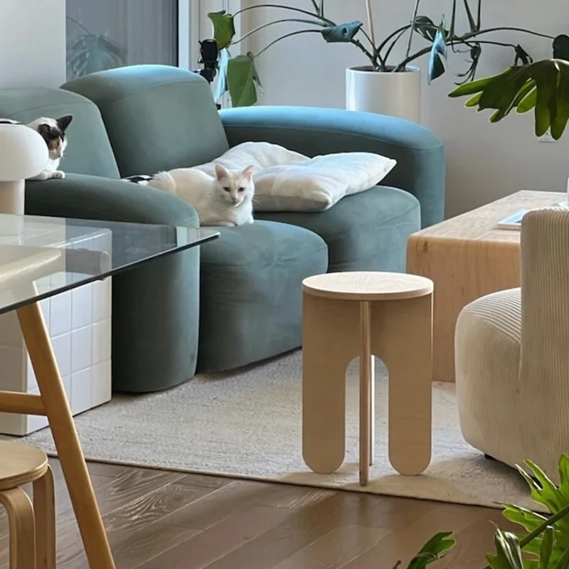 &c Nowoczesny, dwuwarstwowy, mały stolik kawowy z półkami do przechowywania, personalizowane drewniane meble do salonu i sypialni, producent