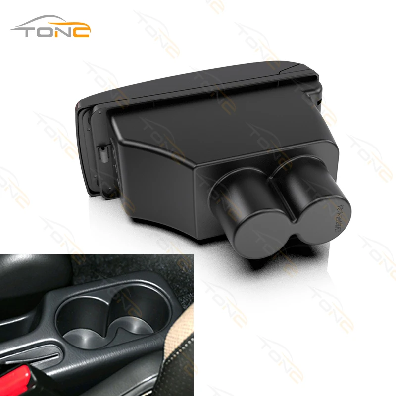 Car Armrest For Suzuki Jimny elbow rest Interior details 2007-2015 center console storage box 3USB charging car accessories