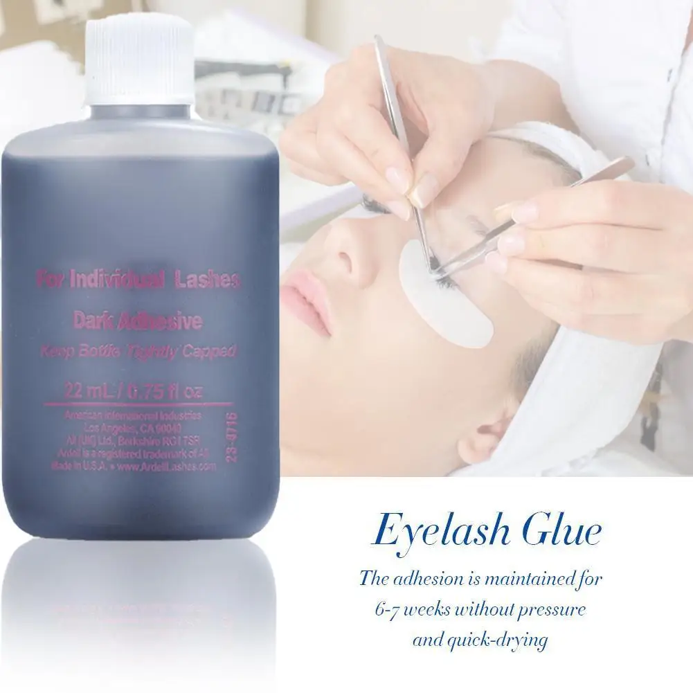 22ml gepfropfte Wimpern Kleber verlängerung Wimpern schnell trocknender starker Wimpern kleber Wimpern transparente weiße selbst klebende Make-up-Werkzeuge