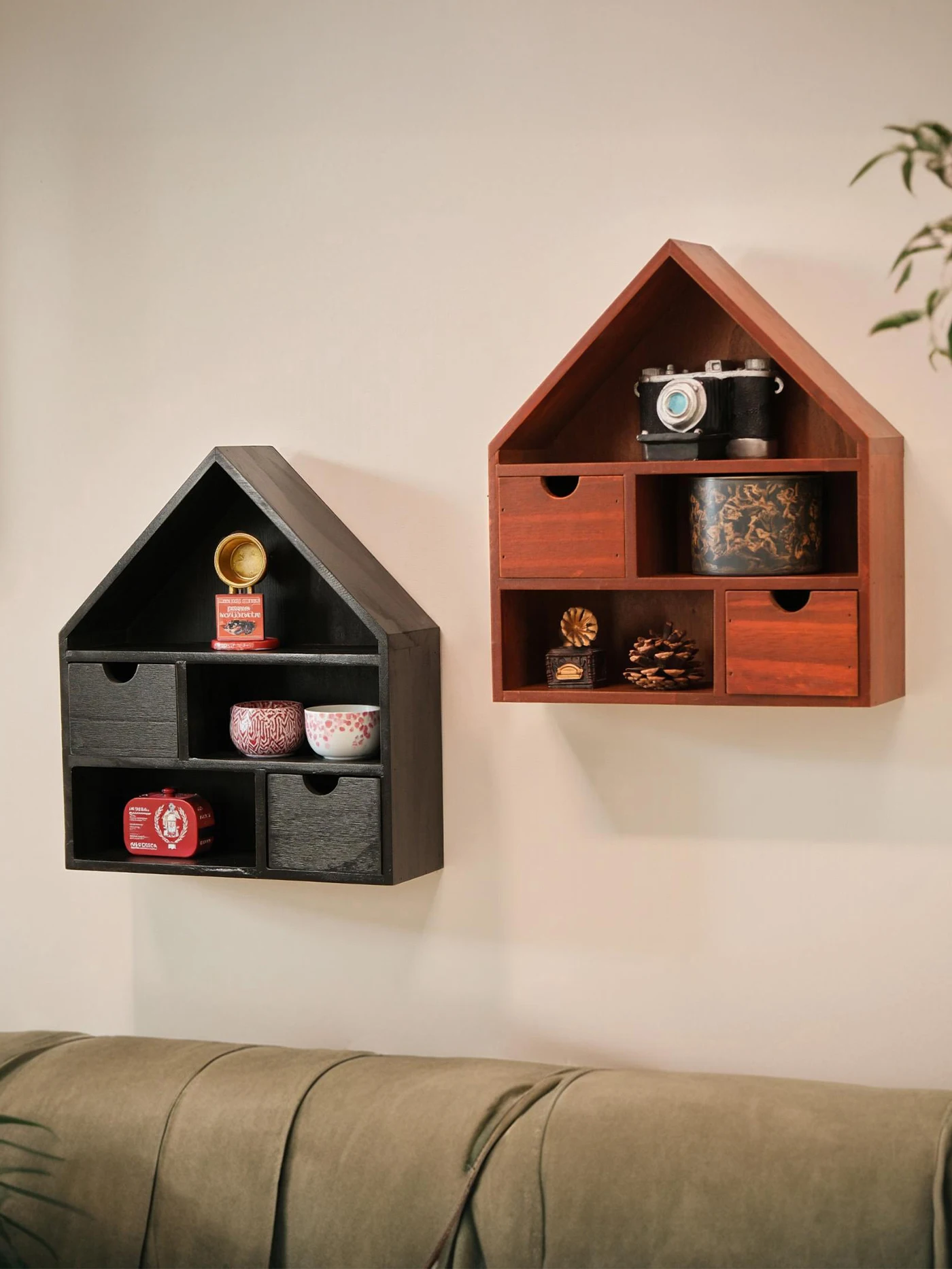 

Ретро деревянный креативный персонализированный дверной ящик для хранения, настенный крючок, украшение для дома, настенный органайзер для хранения