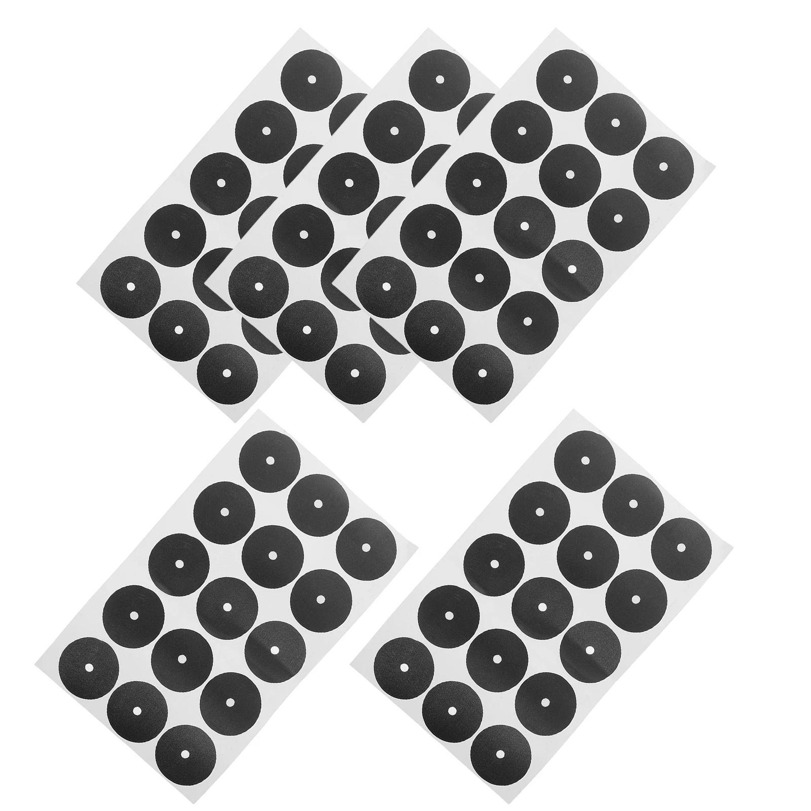 

5Pcs Billiard Table Patch Black Snooker Dot Stickers for Enhanced Visual Clarity Professional Training Precision Spotting Tool