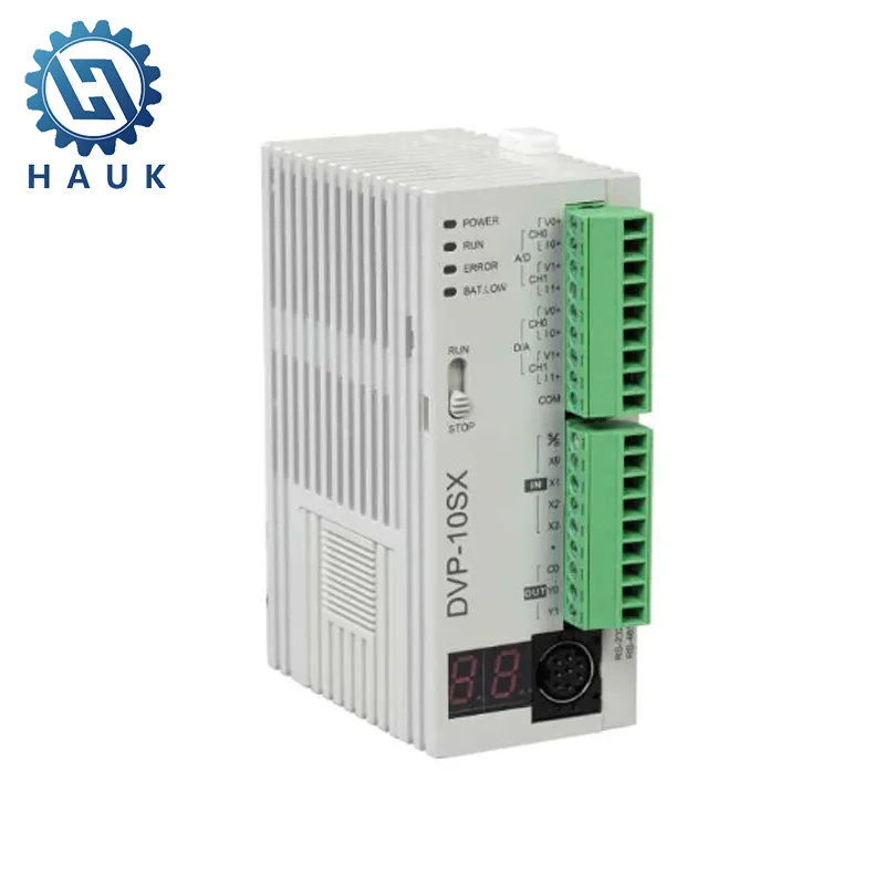 

Новый Оригинальный ПЛК DVP10SX11R 4DI/2DO и 2AI/2AO, высокоскоростной импульсный интерфейс 100 кГц и Modbus RTU для автоматизации печати/упаковки