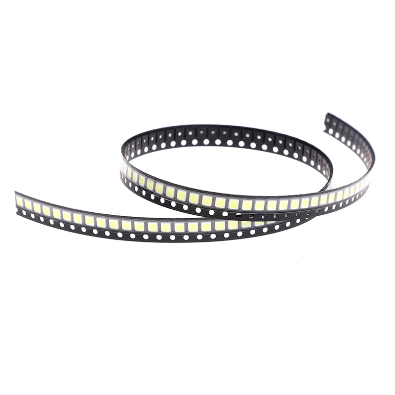 100 قطعة 2835/3528 رقائق مصلحة الارصاد الجوية LED الخرز 1 واط 3 فولت الضوء الأبيض البارد للتلفزيون الثنائيات LED