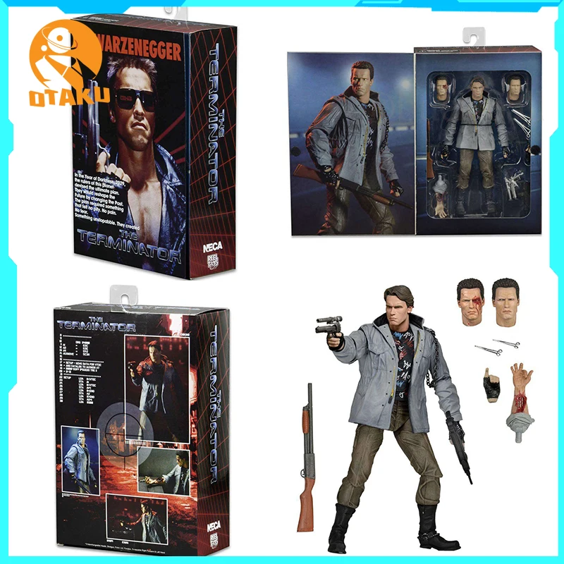 

Original Neca Terminator 7” Scale Action Figure-Ultimate Tech Noir T-800 Schwarzenegger Figurine Movable Model Festival Gift Toy