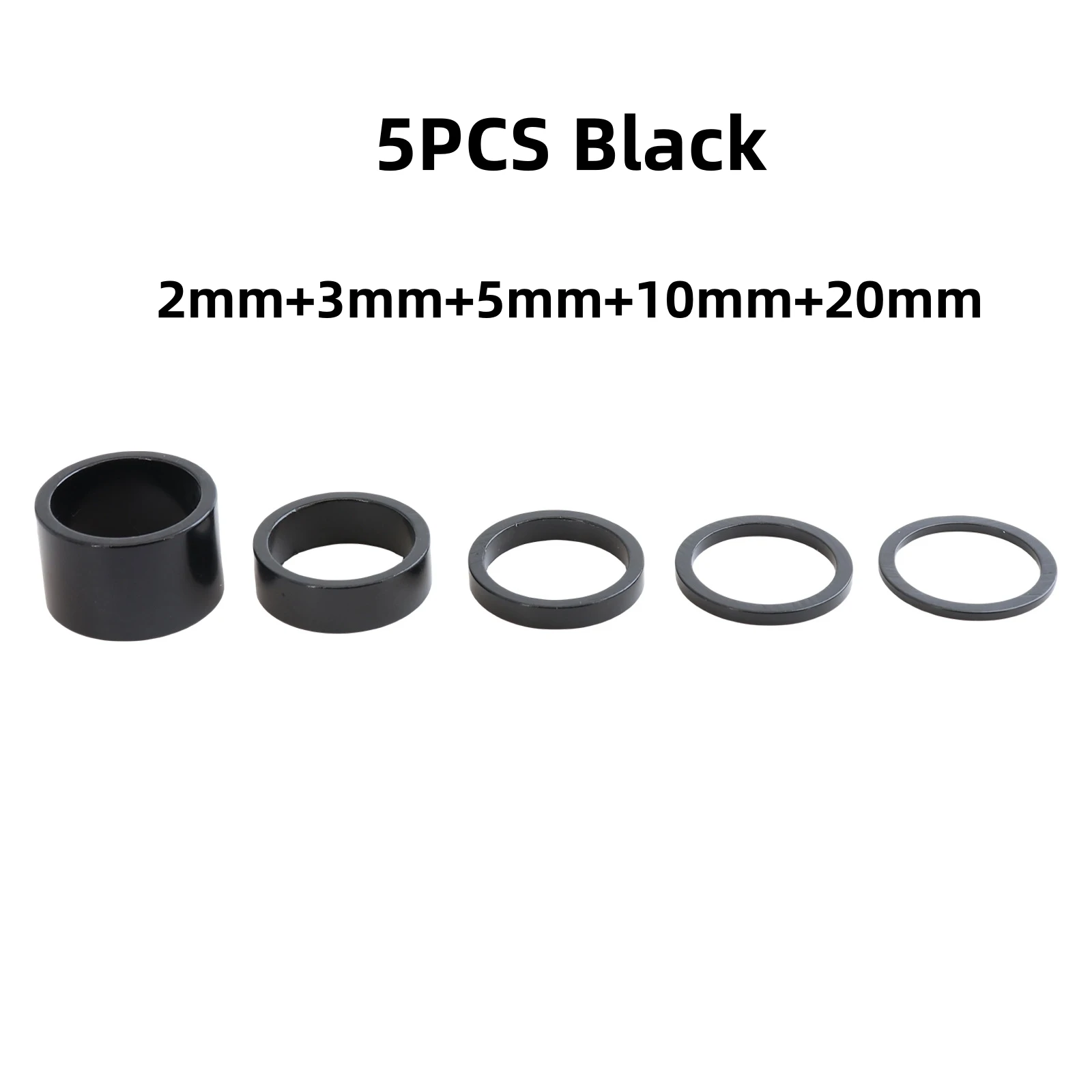Neco 1 Inch 25.4mm Aluminum Bike Headset Stem Spacer
