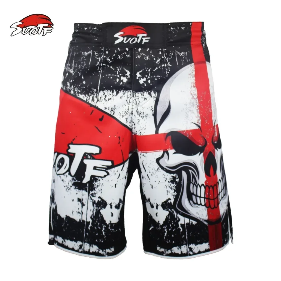 fitness domineering shorts black boxing cotton loose size training Sanda Tae kwon do shorts Muay Thai shorts mma shorts