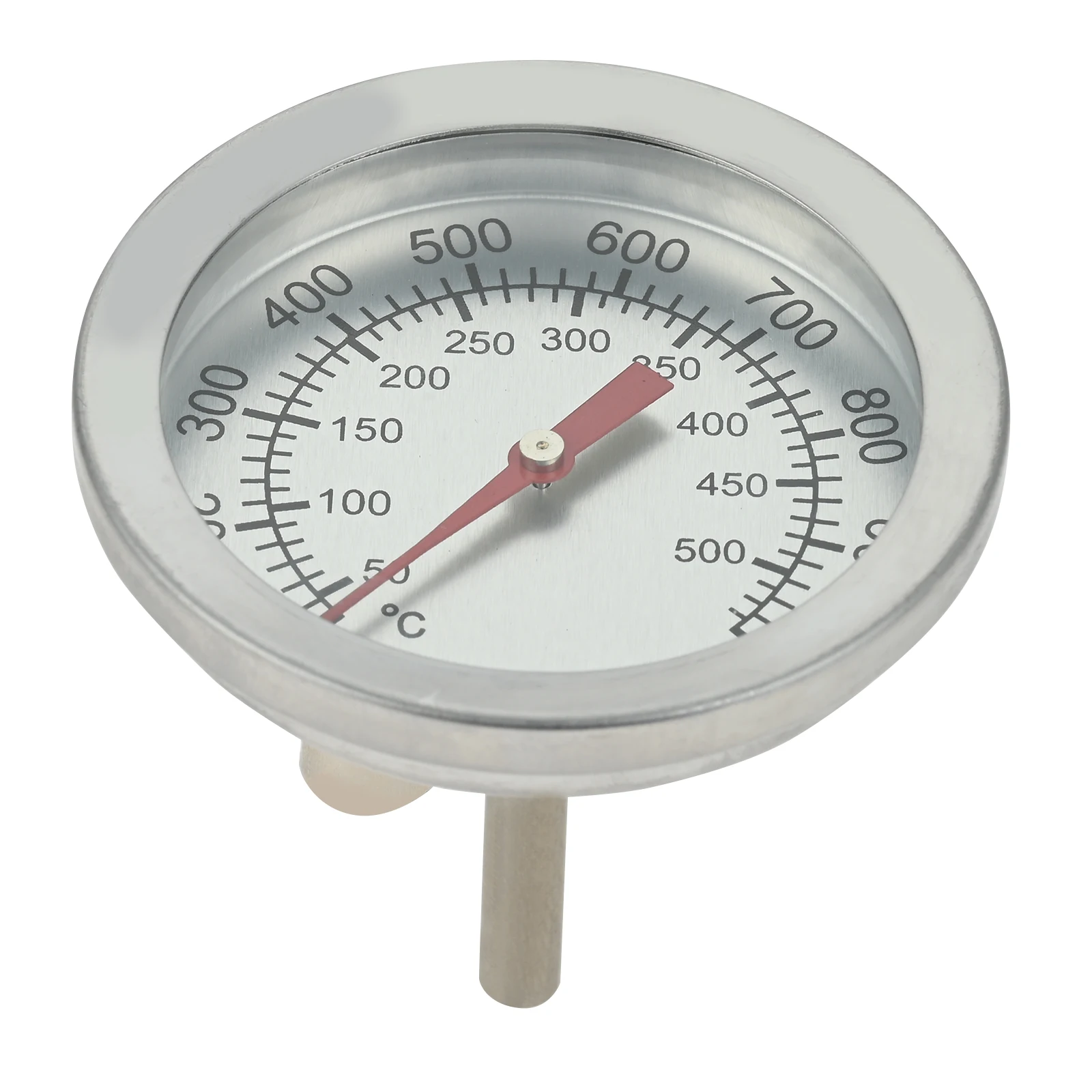 1Pc 100-1000F Bimetal Temperature Gauge Barbecue Grill Smoker Pit Thermostat Oven Digital Kitchen BBQ Tool Replacement Part