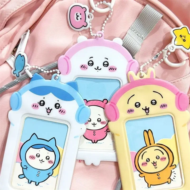 Ear Warmer Small Card Holder Campus Card Bus Card Protective Cover Meal Display Pendant