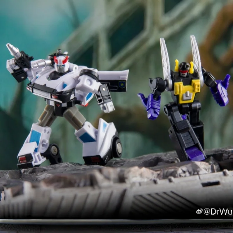 Dr.Wu 変身アクションフィギュア DW E-43 から E48 パトロールマン クラッシュホッパー シルバー ライトニング クロー ワーム スモーク ダスト ビートル ホーン おもちゃ