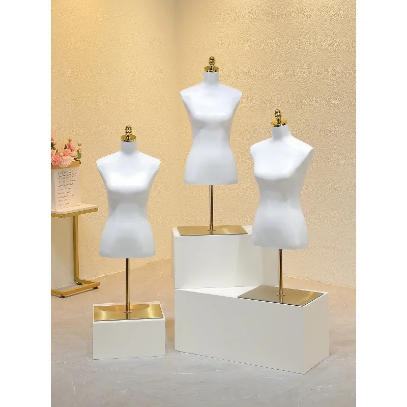 New lacquered wedding dress special female model clothing store window display stand props female bust Xiuhe dress platform