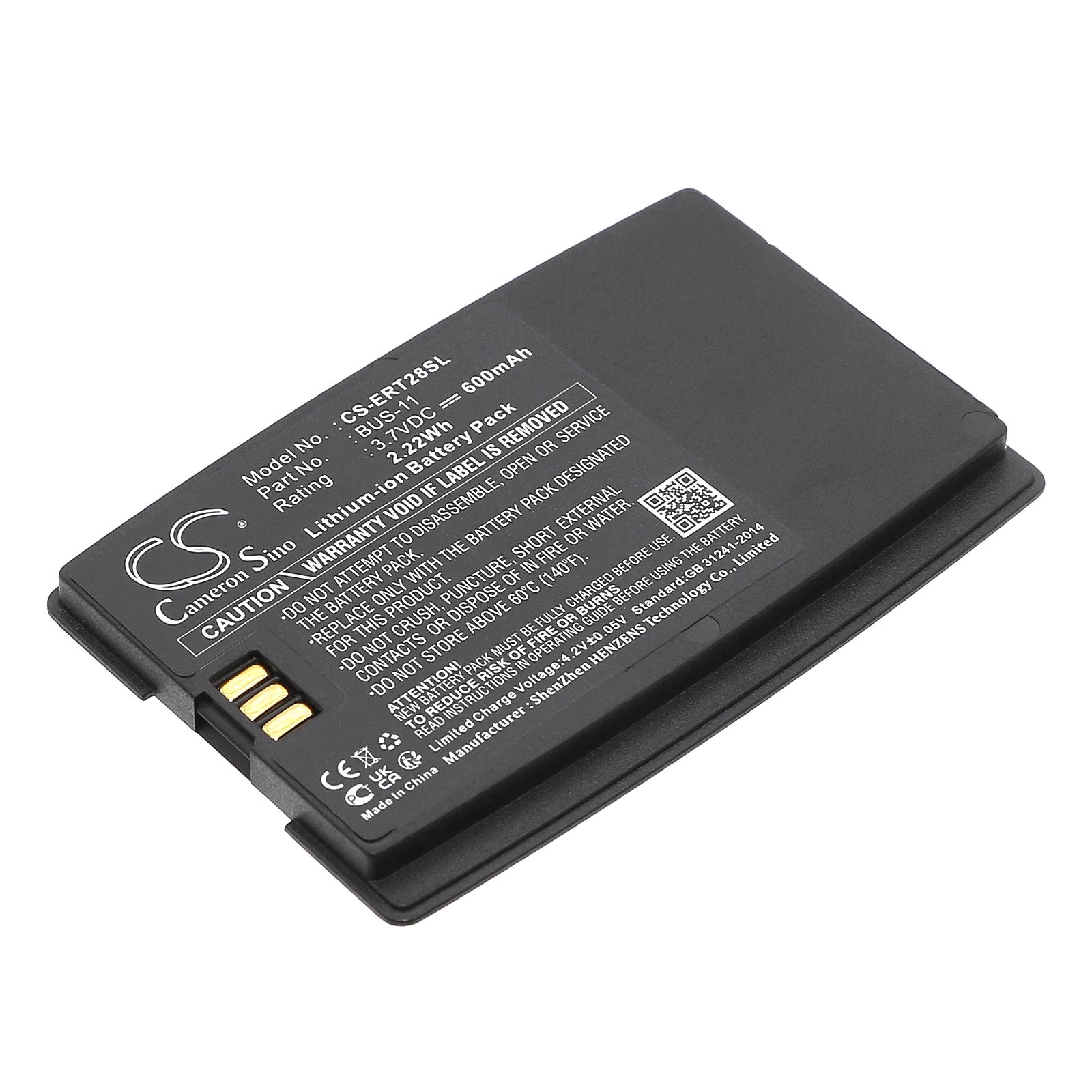 

Li-ion Mobile, SmartPhone Battery for Sony Ericsson, 3.7V, 600mAh, Compatible Models: R320, R520, T28, T28z, T29, T36, T39, T39M