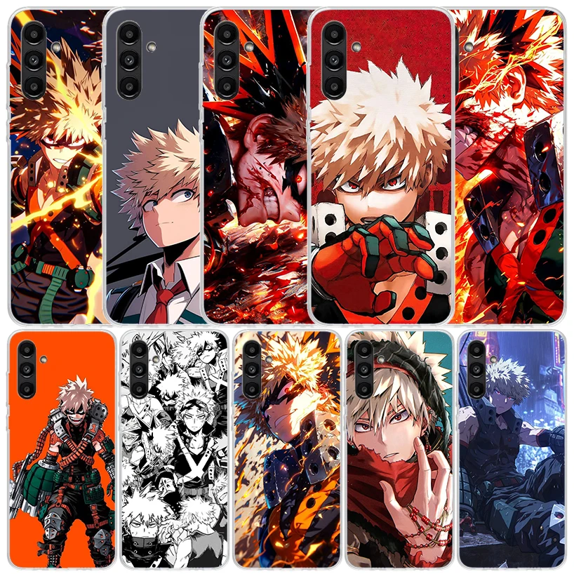 Bakugou Katsuki MHA My Hero Cover for Samsung Galaxy A17 A37 A57 A16 A26 A36 A56 A15 A14 A55 Phone Case A13 A53 A25 A35 A24 A34 
