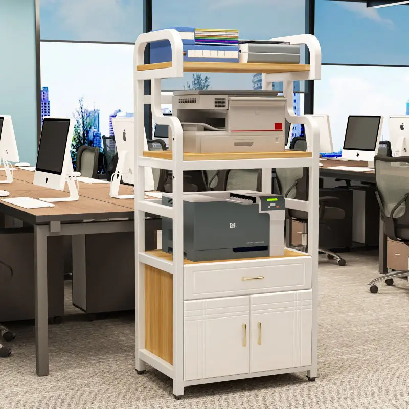 Printer shelf Multi-layer storage Simple modern mobile floor-to-ceiling office