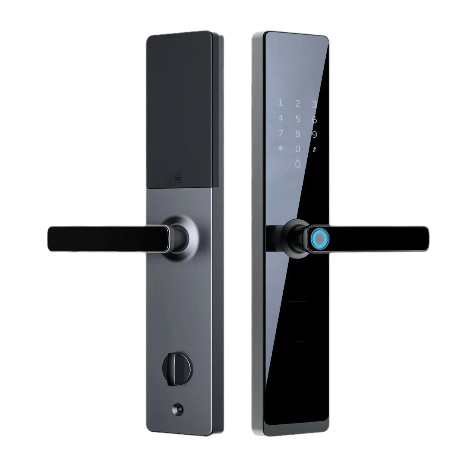 New 2026 Smart Door Lock Home Use Fingerprint Password Magnetic Card Temporary Multiple Unlocking Methods Intelligent Inducti