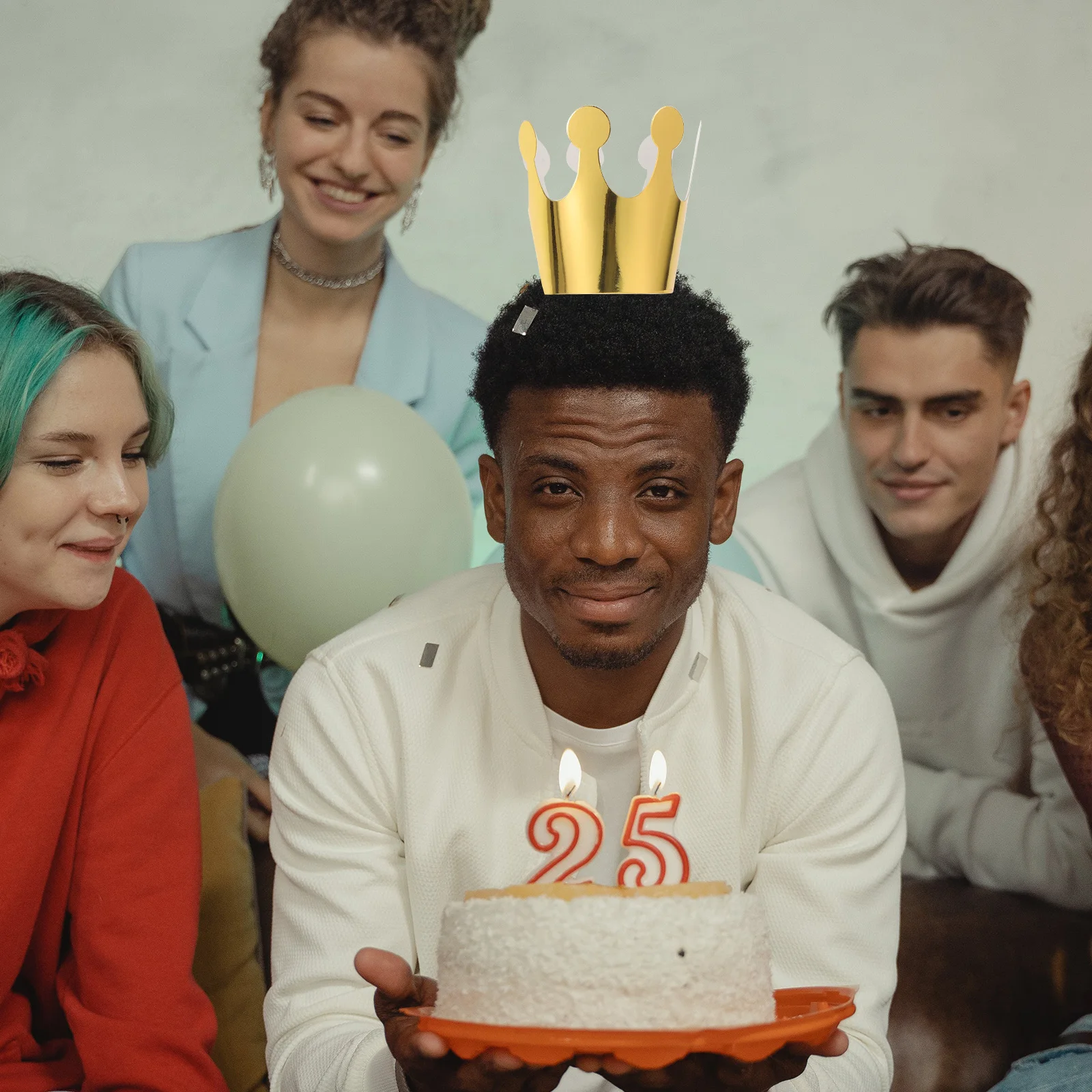 

30pcs Birthday Party Hats Crown Design Cartoon Paper Hats For Kids Adults Unique Decorative Party Supplies Photography