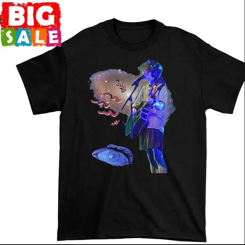 Cavetown Guitar Music Black T Shirt Cotton