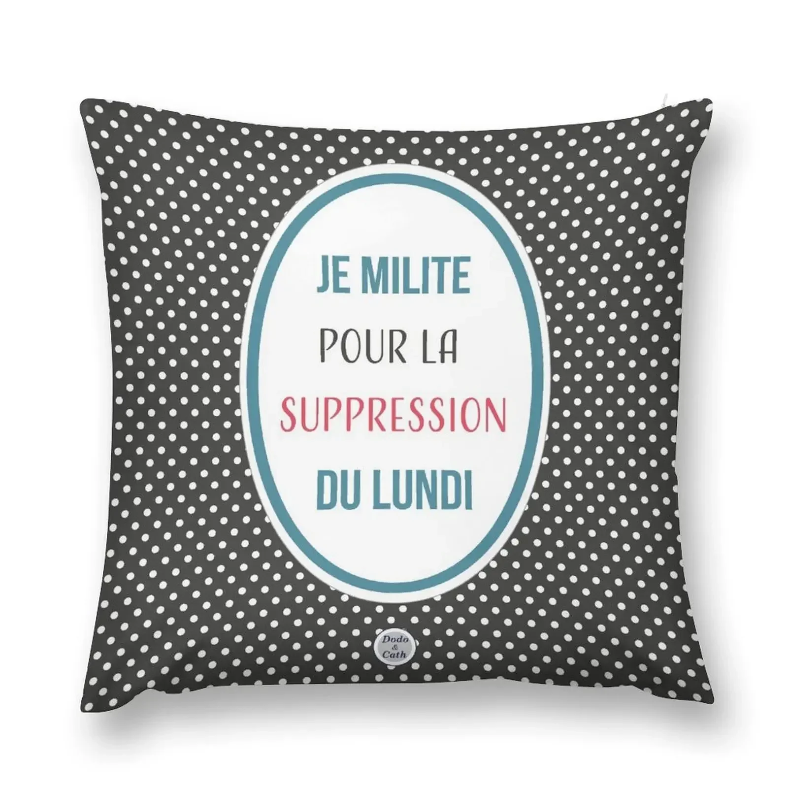 

I campaign for the suppression of Monday - peas Throw Pillow Pillowcase Cushion pillow cover christmas Sofa Cushions pillow