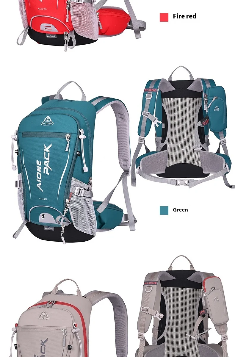 Aione Leichter Wanderrucksack, 25 l, Wander-Tagesrucksack, leichter Fahrradrucksack, atmungsaktiver Tagesrucksack für Damen und Herren – Detail 11