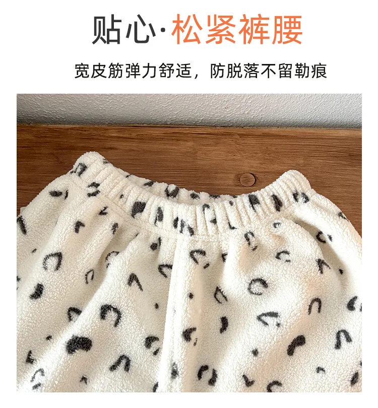 2026 Herbst Winter Kinder Flanell-Pyjama-Sets Baby Junge Mädchen Cartoon Purppy Dicker Warmer Reißverschlussmantel+Hose 2-teilige Kinder-Loungewear – Detail 6