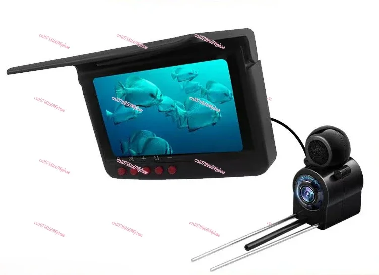 Cross-border New 5-inch 4K Ultra-clear with Video Underwater Fishing Device Ice Fishing Fishing 1080P Night Vision