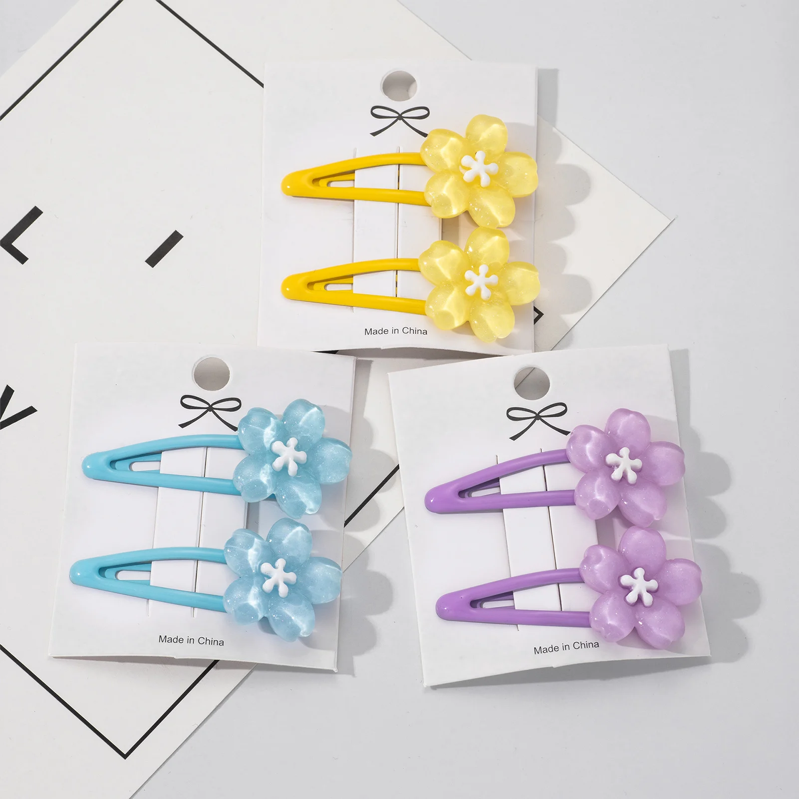 1 Pasang Jepit Rambut Lucu Musim Panas Merah Muda Jepit Rambut Bb Bunga Warna Jelly Pastel Jepit Rambut Samping Lucu untuk Aksesori Rambut Wanita Anak Perempuan