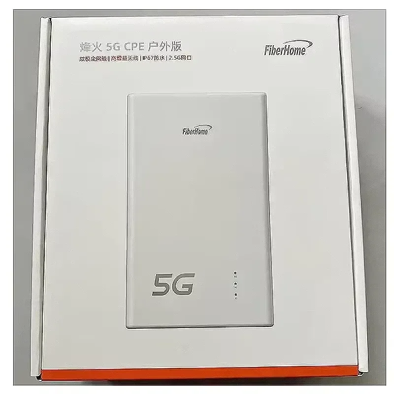 Unlocked LG6121D 5G Outdoor CPE Router with Card Slot IP67 2.5G Gigabit Port 5G NR 4G LTE Outdoor Modem Power