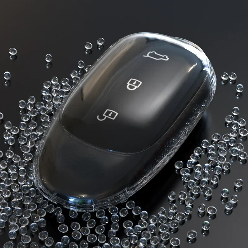 TPU Car Case Capa Chave para Liderar Ideal One Li Auto L9, Keyless Fob Protector, Shell Titular, Chaveiro, Chaveiro Acessórios