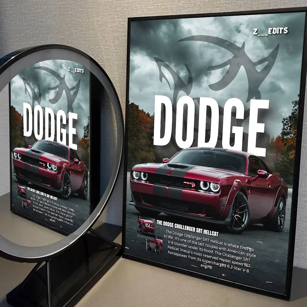 Dodge Challenger SRT Hellcat Redeye Poster Wall Decal 3