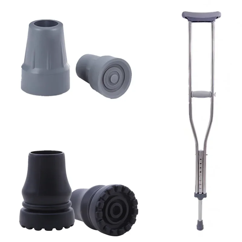 1 Pcs Anti Skid Rubber Walking Stick Ferrules Crutch Bottom Pads Heavy Duty Cane Bottom Ends Protector Spare Replacement 16mm