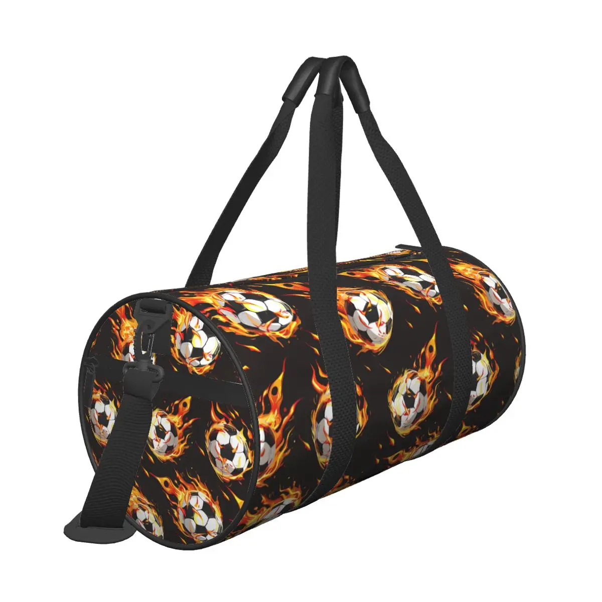 Football Soccer Balls Volleyball Sports Bags Travel Training Gym Bag with Shoes Retro Handbags Couple Waterproof Fitness Bag