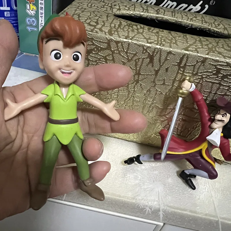1-2Pieces/lot  7cm 10cm 12cm Disney\'s Peter Pan, Captain Peter Pan, Collected Ornaments