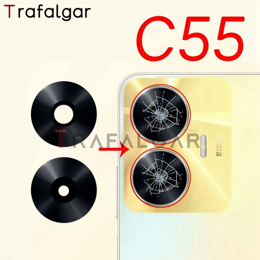 مراجعة شاملة لعدسة الكاميرا الخلفية من نوع C55 لجهاز Realme C55: تقييم دقيق ونصائح عملية