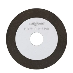 75mm 3inch 150 Grit Diamond Grinding Disc Sharpening Diamond Wheel for Tungsten Steel Milling Tool Carbide Metal 1Pc